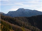Srednji vrh (1853 m) Kalški greben.